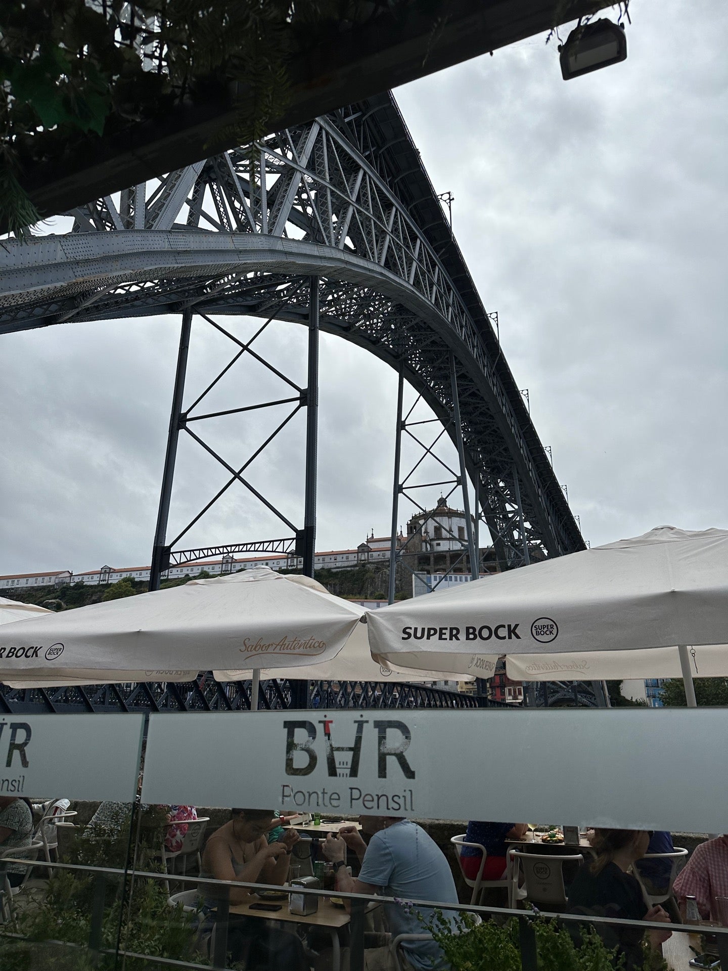 Ponte Pensil Bar, Oporto, Portugal.