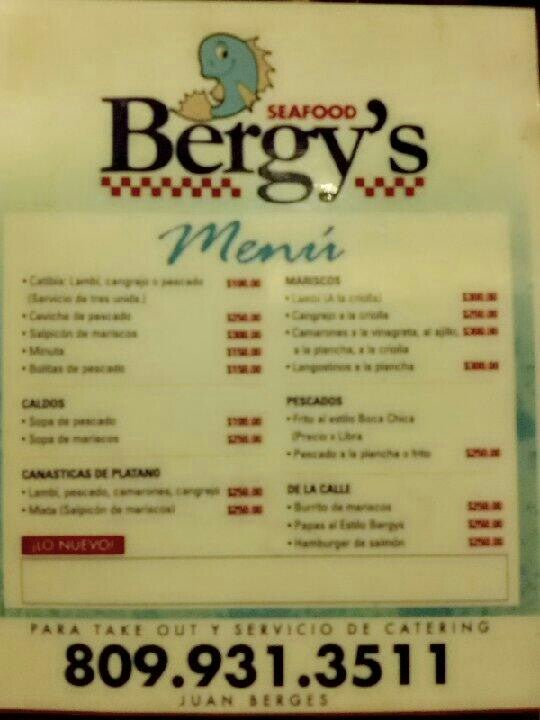Seafood bergy's
