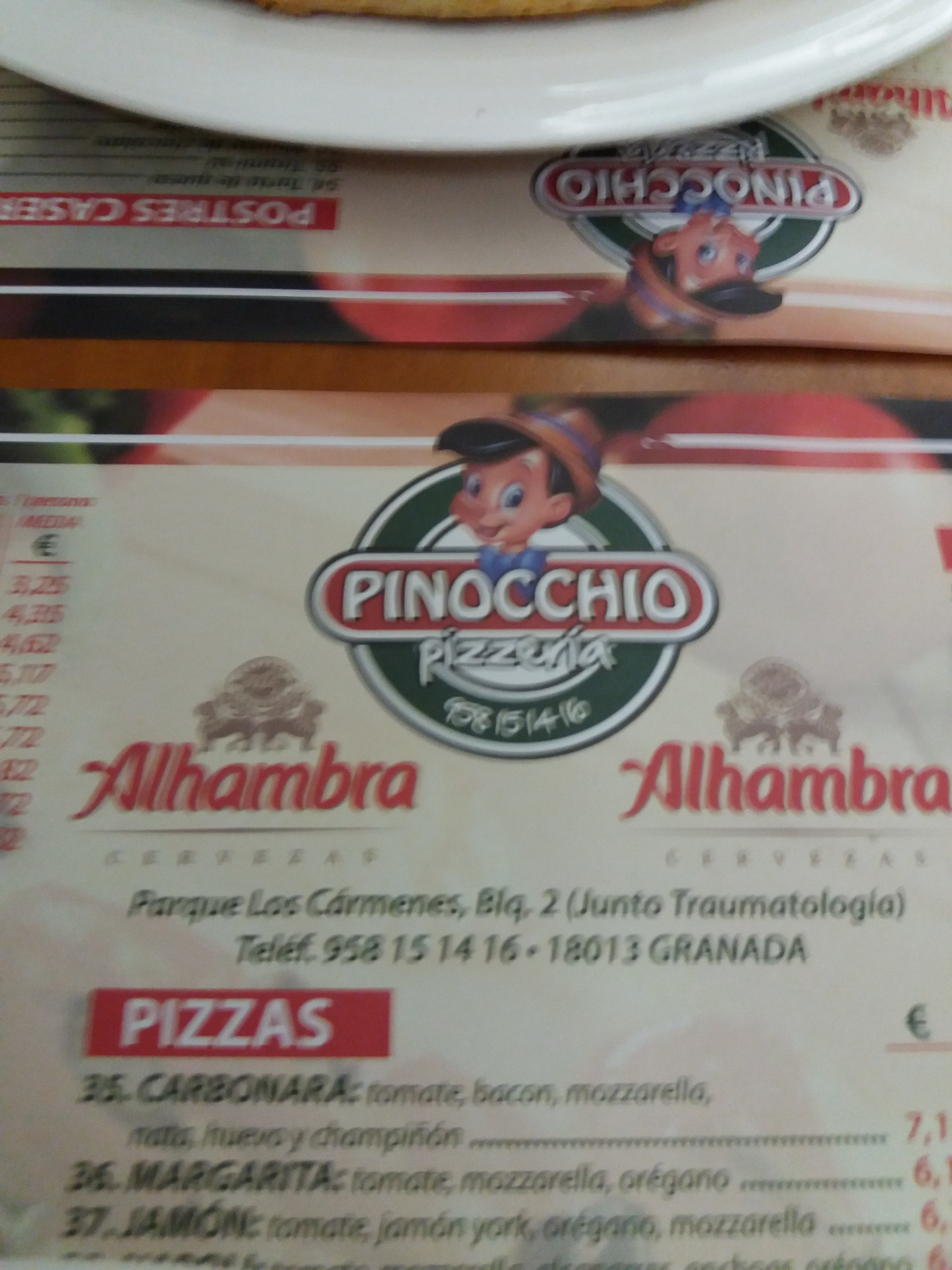 Pizzería Pinocchio