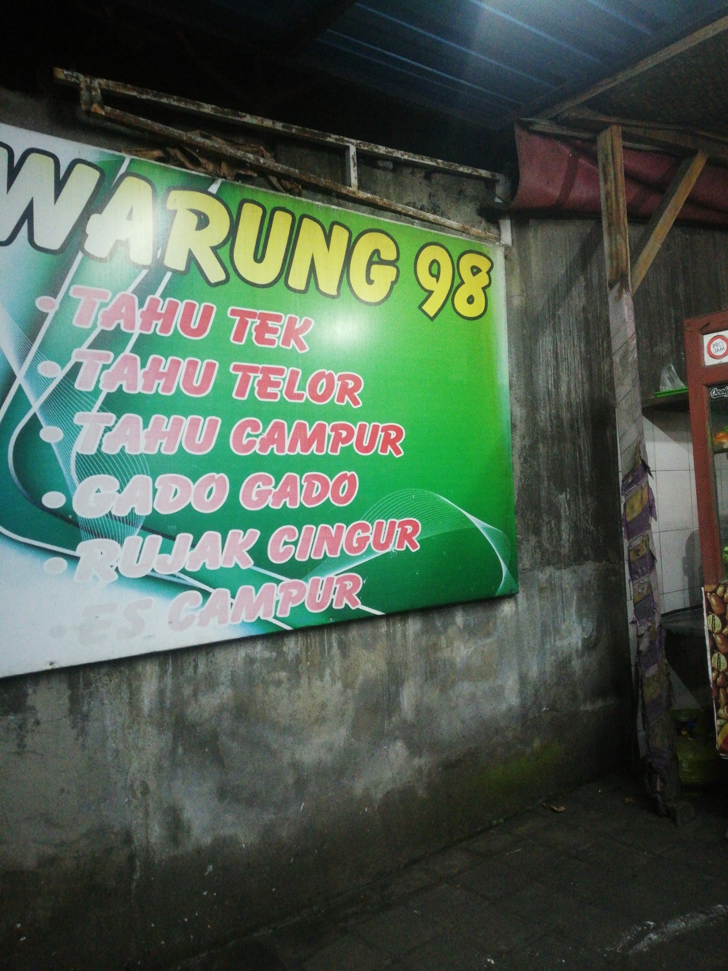 Tahu Tek & Tahu Telor Warung 98