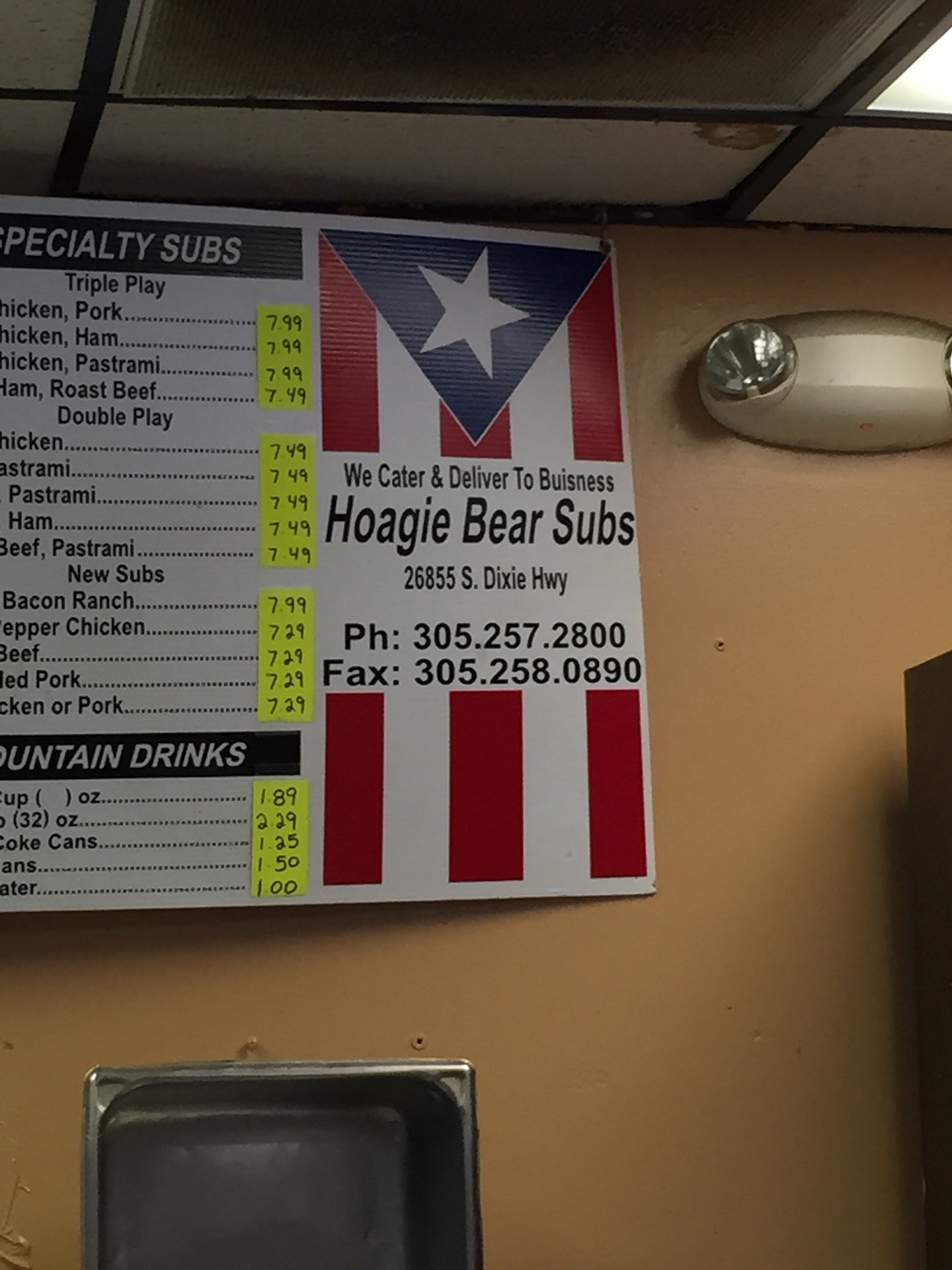 Hoagie Bear Subs