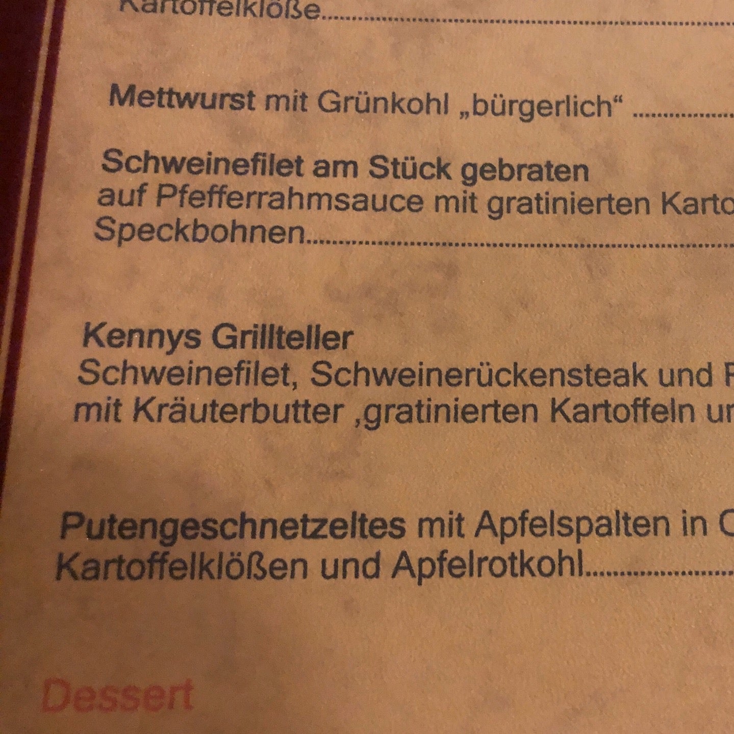 Kenny's Gaststätte Restaurant
