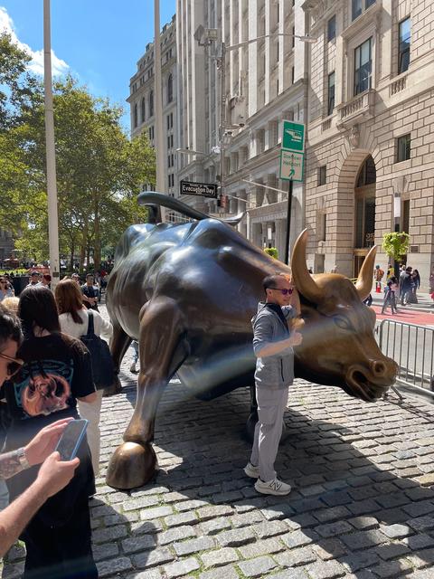 Charging Bull Bronze Statue