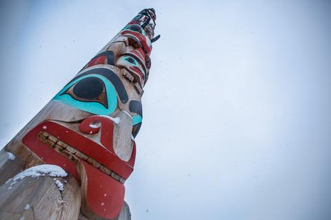 Two Brothers Totem Pole