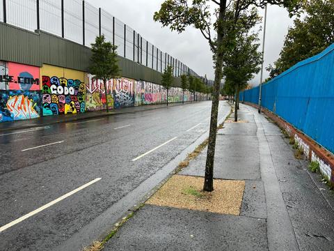 Peace Wall Belfast