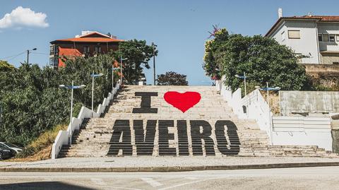 Escadaria "I Love Aveiro"