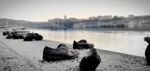 Shoes on the Danube Bank