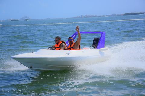 Puerto Maya Cancún - Jungle Tour, Speed Boat, Snorkel & Mayan Experience