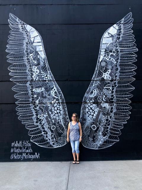 Nashville WhatLiftsYou Wings Mural