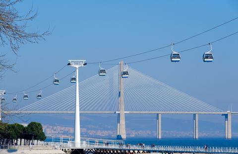 Telecabine Lisbon - South Station