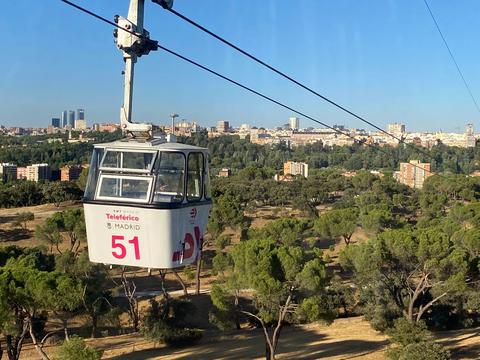 Madrid Cableway • Rosales Station