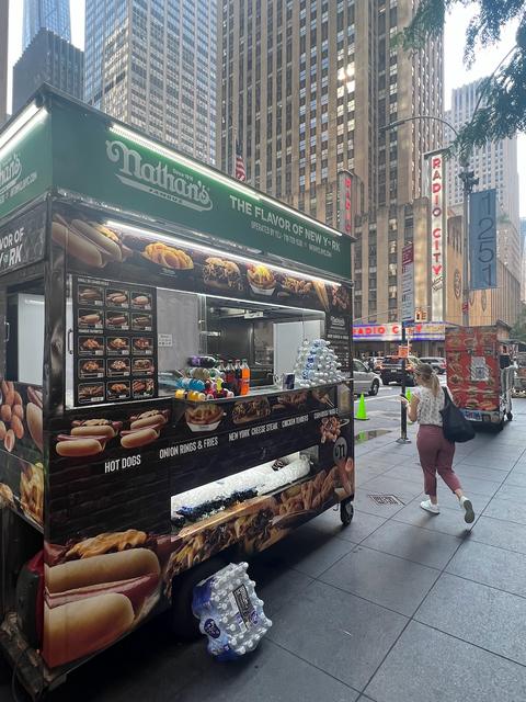 Nathan’s Famous Hot dog food truck