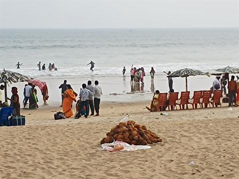 Puri Swargadwar Beach